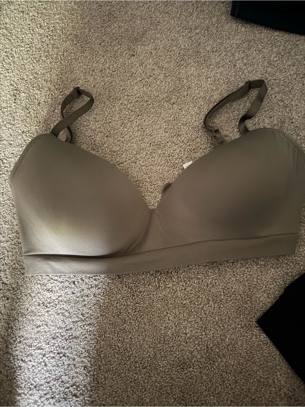 Auden Seamless Olive Green T-Shirt Bra